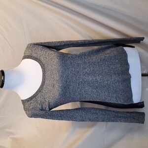 Express High Low Swoop Neck Sweater SZ SM